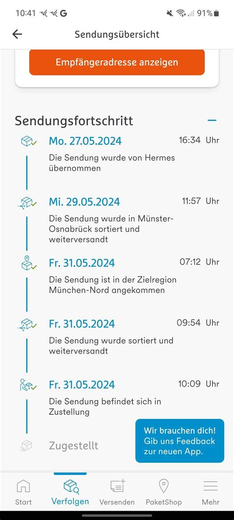 hermes zustellung sonntac|hermes sendung übergabezeit.